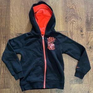 Nike kyrie unisex boy girl youth full zip hoodie sz 7